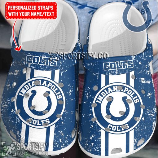 CLS02101 - Custom Indianapolis Colts Clogs Shoes-Sportsify