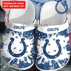 CLS02102 - Custom Indianapolis Colts Clogs Shoes-Sportsify