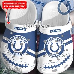 CLS02100 - Custom Indianapolis Colts Clogs Shoes-Sportsify