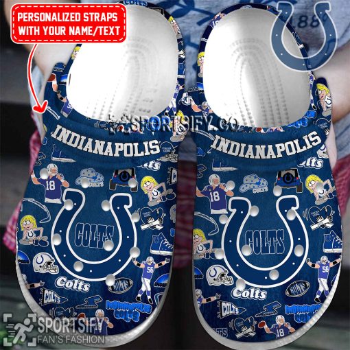 CLS02099 - Custom Indianapolis Colts Clogs Shoes-Sportsify