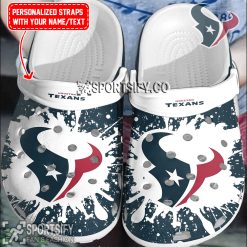 CLS02097 - Custom Houston Texans Clogs Shoes-Sportsify