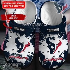 CLS02093 - Custom Houston Texans Clogs Shoes-Sportsify