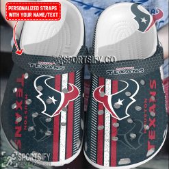 CLS02094 - Custom Houston Texans Clogs Shoes-Sportsify