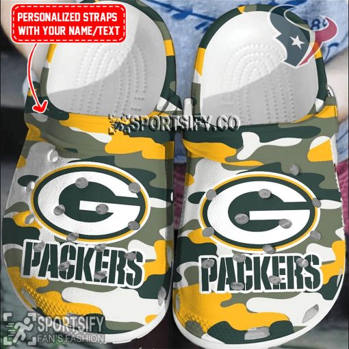 CLS02090 - Custom Green Bay Packers Clogs Shoes-Sportsify