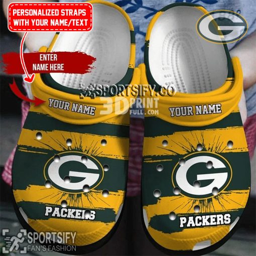 CLS02088 - Custom Green Bay Packers Clogs Shoes-Sportsify