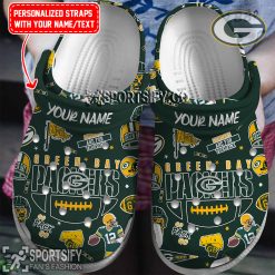 CLS02086 - Custom Green Bay Packers Clogs Shoes-Sportsify