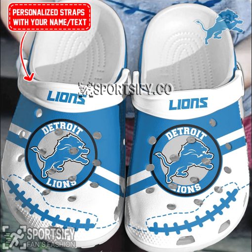 CLS02083 - Custom Detroit Lions Clogs Shoes-Sportsify