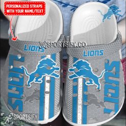 CLS02080 - Custom Detroit Lions Clogs Shoes-Sportsify