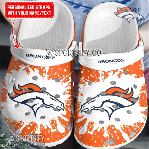 CLS02075 - Custom Denver Broncos Clogs Shoes-Sportsify