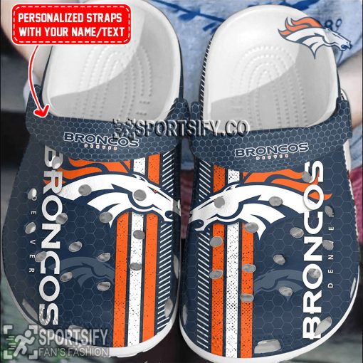 CLS02073 - Custom Denver Broncos Clogs Shoes-Sportsify