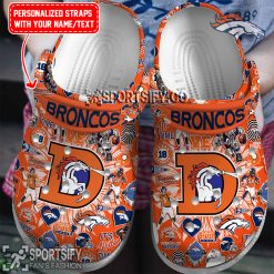 CLS02070 - Custom Denver Broncos Clogs Shoes-Sportsify