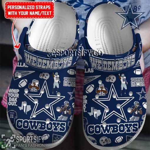 CLS02059 - Custom Dallas Cowboys Clogs Shoes-Sportsify