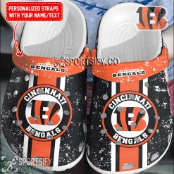 CLS02053 - Custom Cincinnati Bengals Clogs Shoes-Sportsify