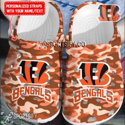 CLS02051 - Custom Cincinnati Bengals Clogs Shoes-Sportsify