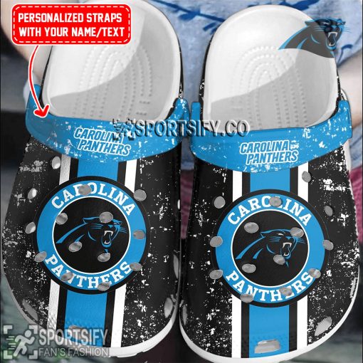 CLS02041 - Custom Carolina Panthers Clogs Shoes-Sportsify