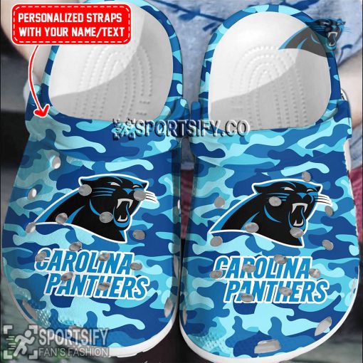 CLS02037 - Custom Carolina Panthers Clogs Shoes-Sportsify