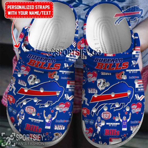 CLS02026 - Custom Buffalo Bills Clogs Shoes-Sportsify