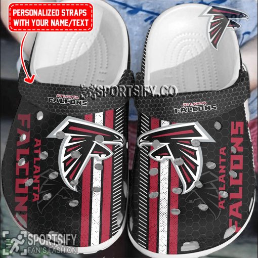 CLS02016 - Custom Atlanta Falcons Clogs Shoes-Sportsify