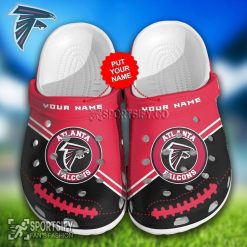 CLS02012 - Custom Atlanta Falcons Clogs Shoes-Sportsify