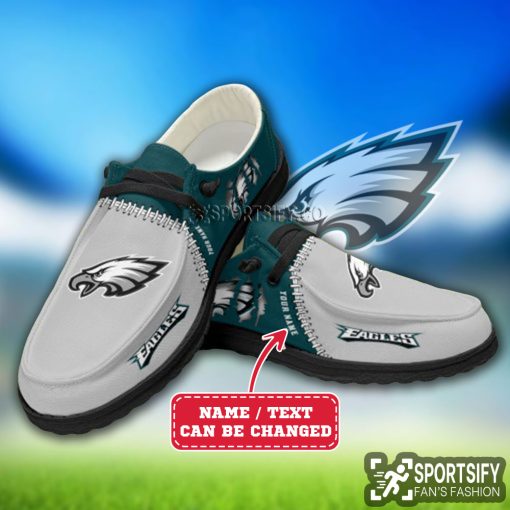 HDS0326 - Custom Philadelphia Eagles Hey Dude Shoes-Sportsify