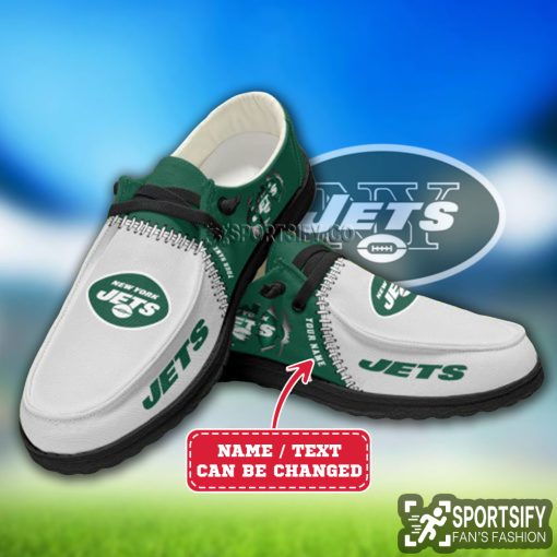 HDS0325 - Custom New York Jets Hey Dude Shoes-Sportsify