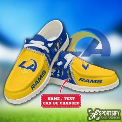 HDS0319 - Custom Los Angeles Rams Hey Dude Shoes-Sportsify