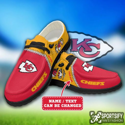 HDS0316 - Custom Kansas City Chiefs Hey Dude Shoes-Sportsify