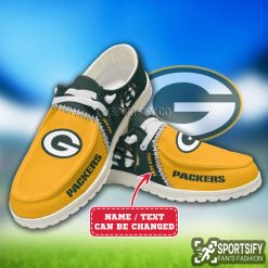 HDS0312 - Custom Green Bay Packers Hey Dude Shoes-Sportsify