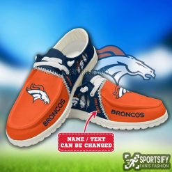 HDS0310 - Custom Denver Broncos Hey Dude Shoes-Sportsify