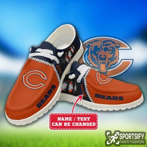 HDS0306 - Custom Chicago Bears Hey Dude Shoes-Sportsify